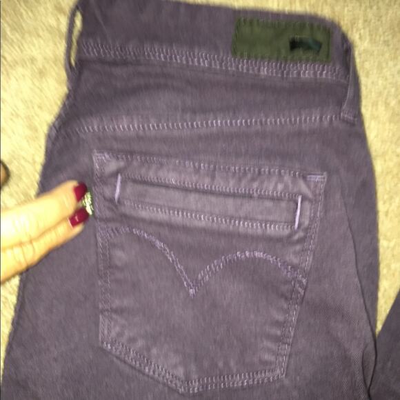 Y2K Levi’s Skinny Plum Jeans Pants Size 27 - Picture 2 of 5
